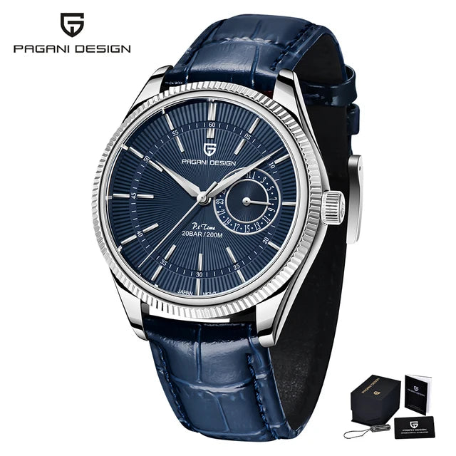 PAGANI DESIGN Men Quartz Wristwatches Luxury Sapphire Glass Diver Watch Men 200m Waterproof Date Clock Business Watch For Men