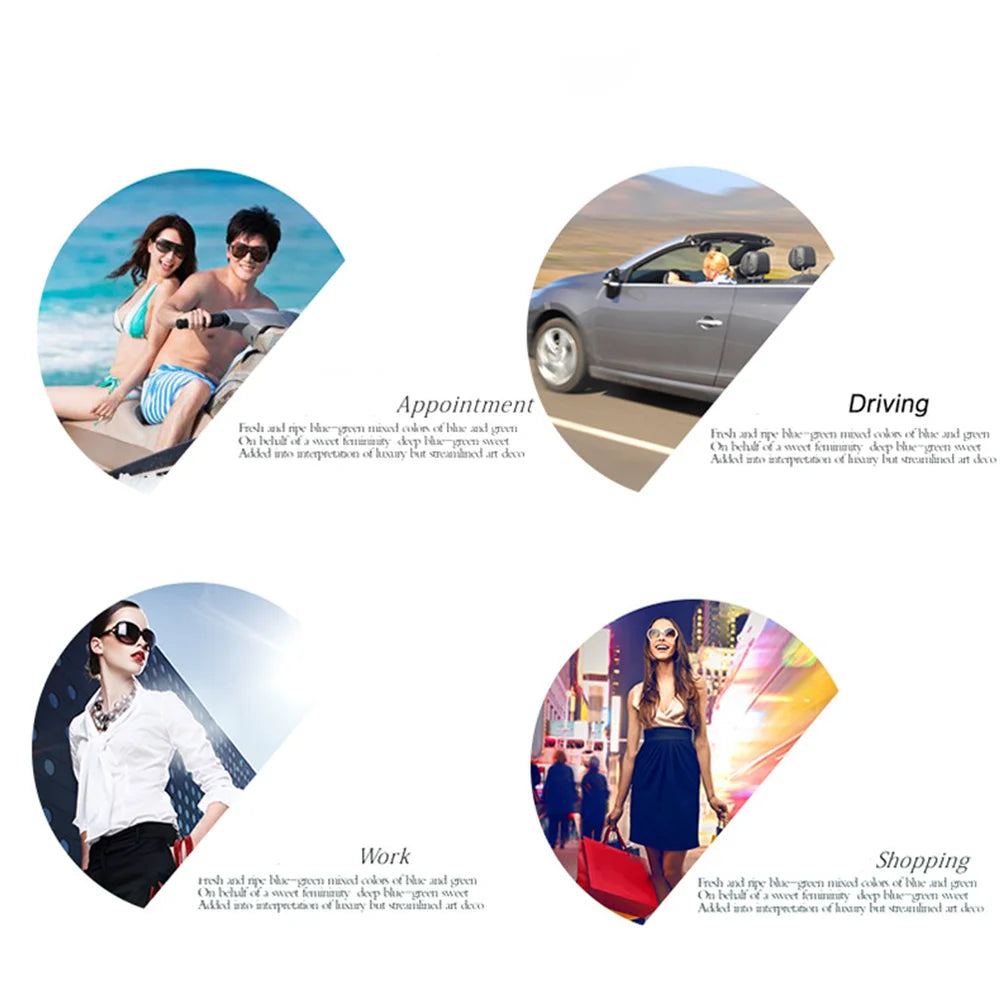 RUOBO Fashion Driving Fishing Sunglasses For Men Women Gradient Len Unisex Luxury Oversize Eyewear Goggles UV400 Gafas De Sol