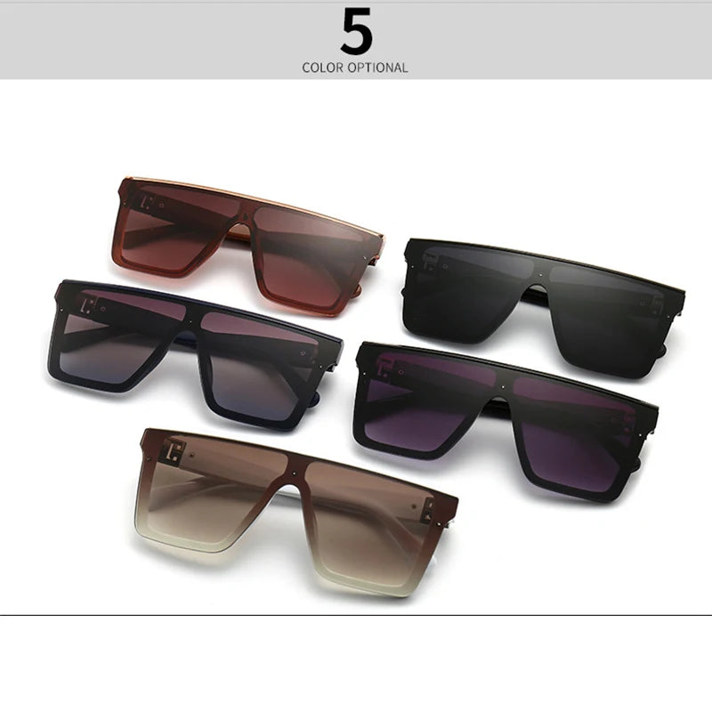 RUOBO Fashion Driving Fishing Sunglasses For Men Women Gradient Len Unisex Luxury Oversize Eyewear Goggles UV400 Gafas De Sol