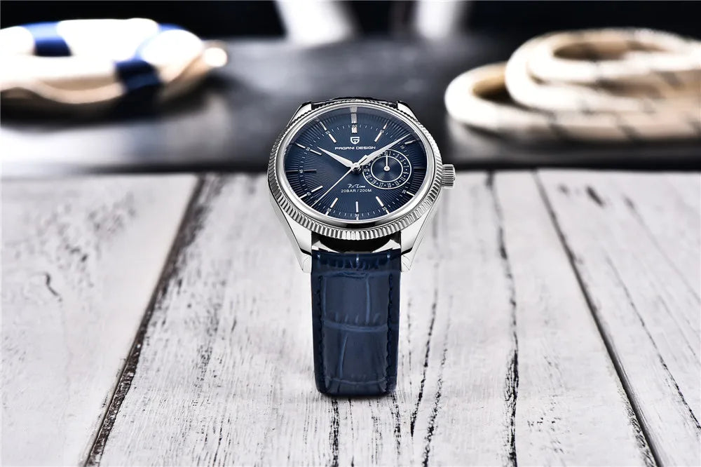 PAGANI DESIGN Men Quartz Wristwatches Luxury Sapphire Glass Diver Watch Men 200m Waterproof Date Clock Business Watch For Men