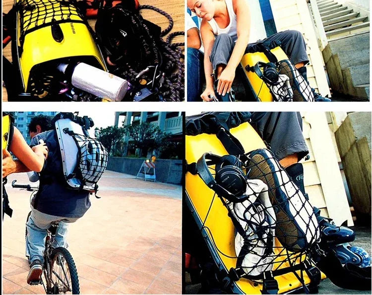 25L Motorcycle Riding Hard Shell Luggage Backpack Shoulder Waterproof Motocross/Moto Racing Protective Drop ABS Tank Bags