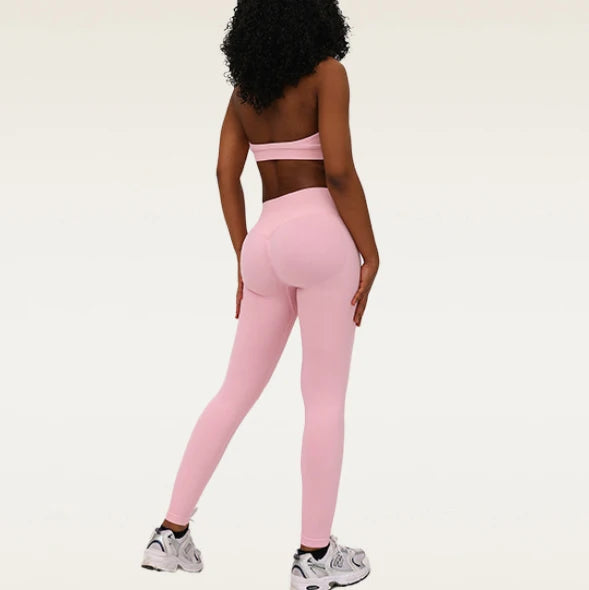 DF yoga Impact yoga outfit two pieces gym set Sports Bra matching leggings pants sets for woman workout clothes suit