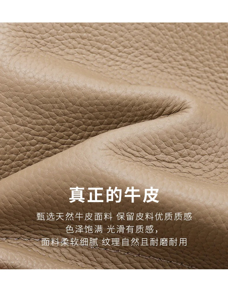 Luxury Designer Women's Bags 2025 New Genuine Leather Handbag Women Shoulder Bag High Quality Cow Leather Female Crossbody Bags