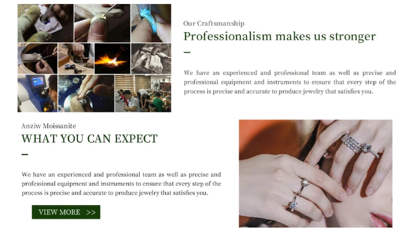 Solid 10K Gold Stud Earrings D Color Moissanite Piercing Earrings 2ct Certified Yellow White Gold Jewelry for Men Women 1.2ct