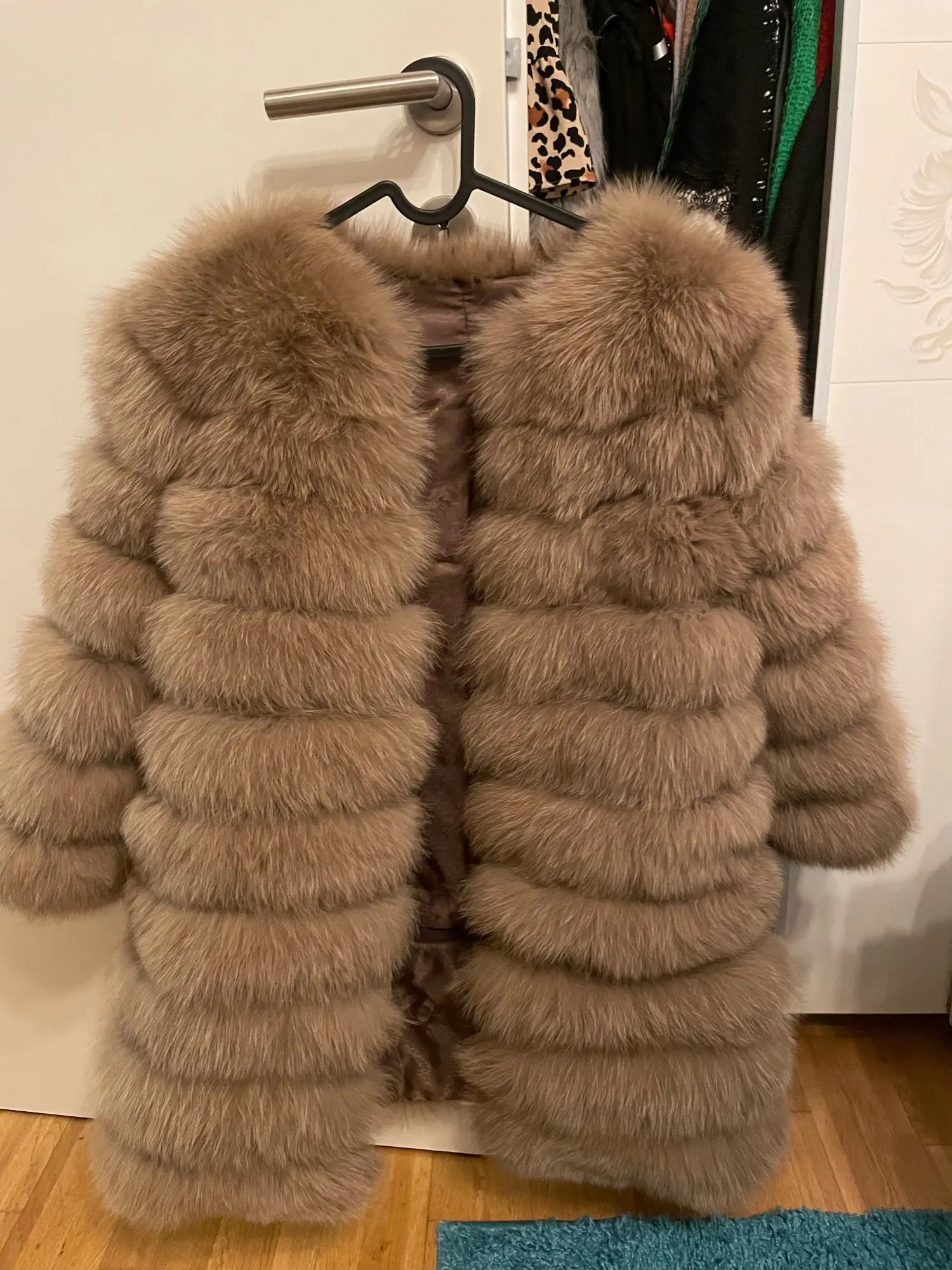 NEW style  4in1 real fur coats Women Natural Real Fur Jackets Vest Winter Outerwear Women fox fur coat high quality fur Clothes