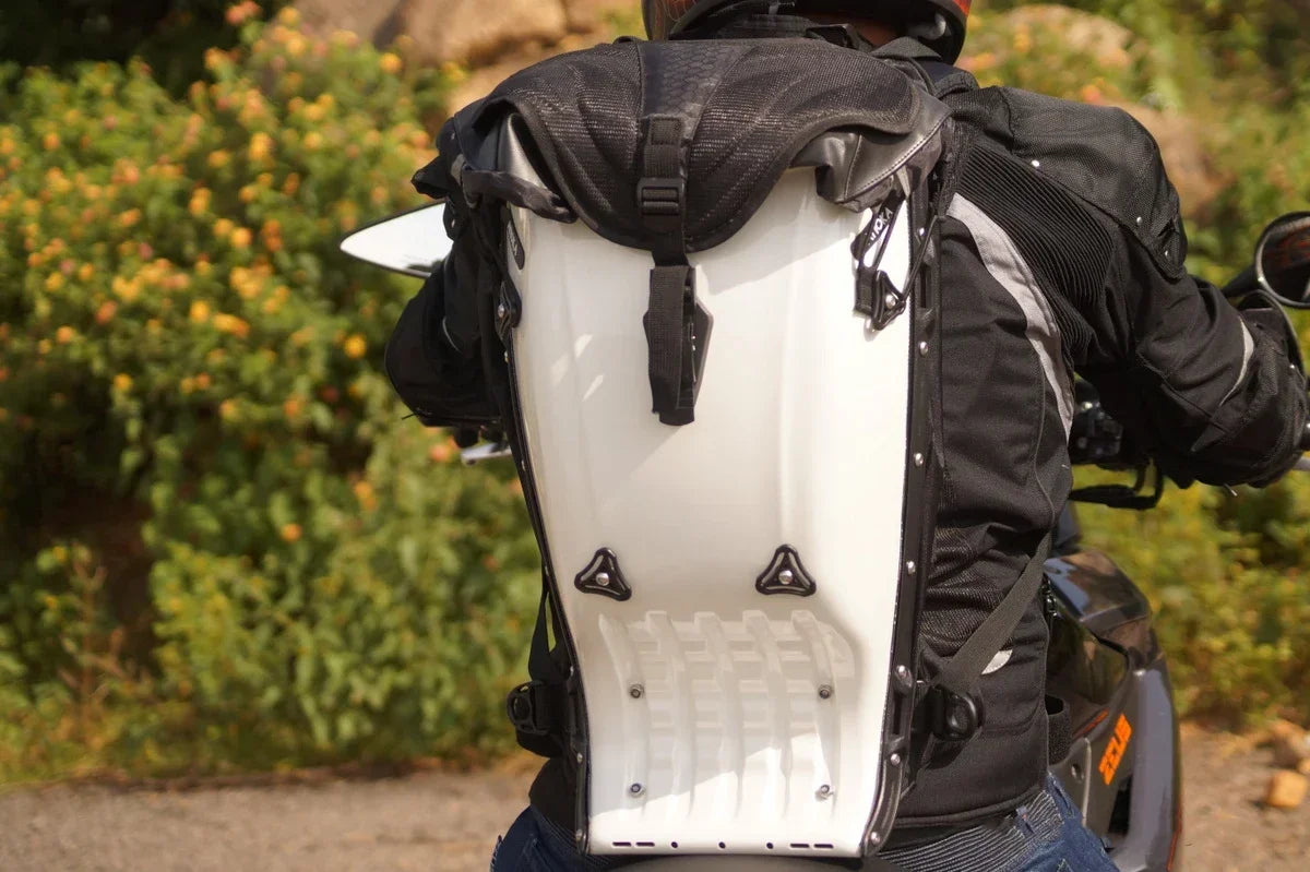 25L Motorcycle Riding Hard Shell Luggage Backpack Shoulder Waterproof Motocross/Moto Racing Protective Drop ABS Tank Bags