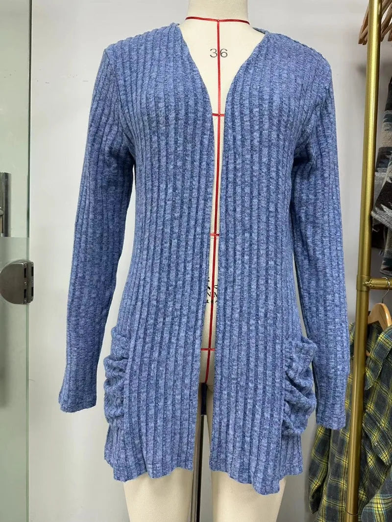 Harajuku Thin Coat Cardigan Women Casual Basic Jacket Fashion Outerwear Jackets Woman Clothes Autumn Streetwear New Ropa Mujer