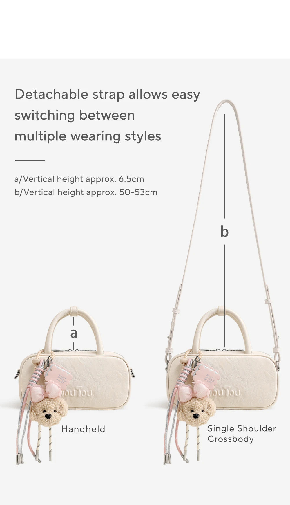 TOUTOU Boston Bowling Bag Imitation Plant Tanning Autumn Shoulder Handheld Crossbody Mini Purse for Women Teacher Christmas Gift