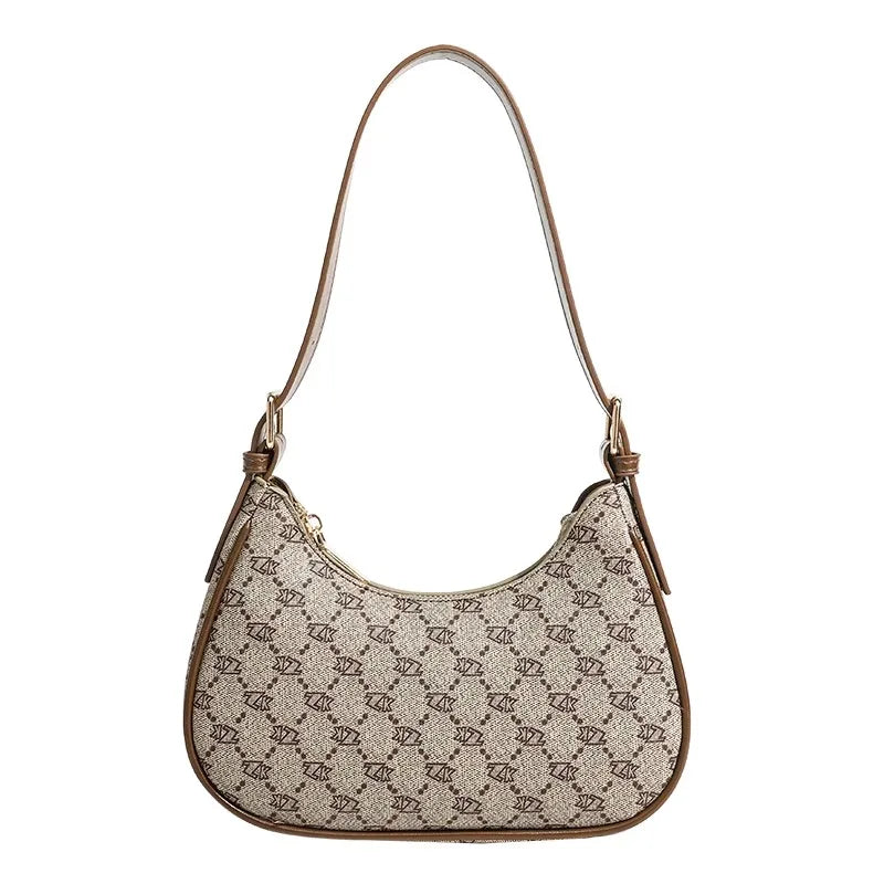 Vintage and Luxury Denim Shoulder Baguette Bag for Women 2024 New and Popular Handbag