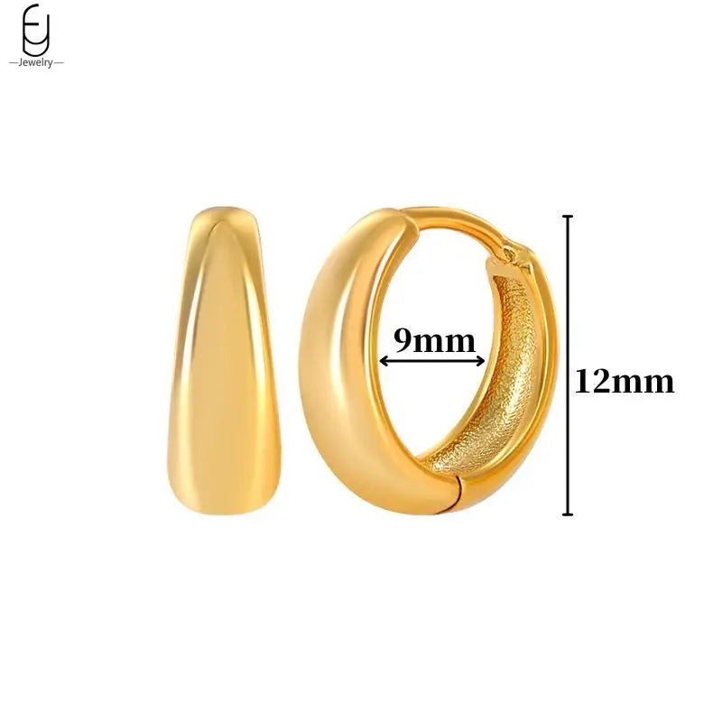 925 Sterling Silver Needle Vintage Gold Earrings Luxury Long Chain Tassel Crystal Hoop Earrings for Women Party Trend Jewelry