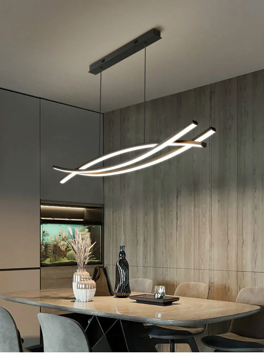 Modern LED Pendant Lamp For Living Dining Room Kitchen Bedroom  Luxury Chandelier Home Decor Indoor Lighting Fixture Luster