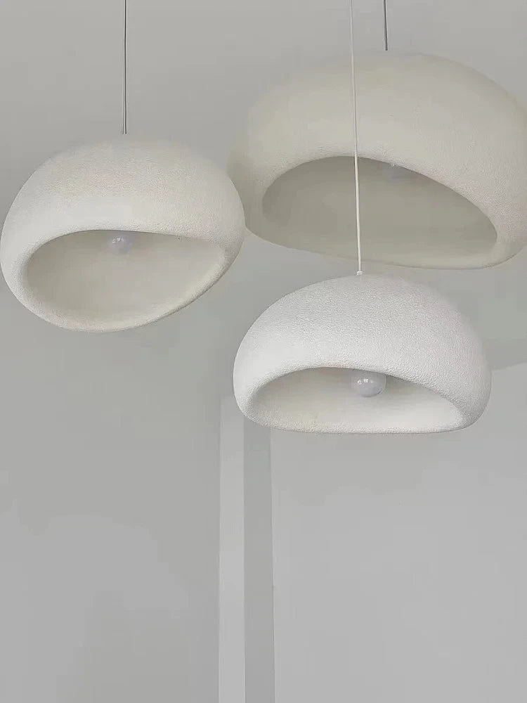 Nordic Wabi Sabi Ceiling Chandelier Modern E27 LED Dining Table Pendant Lights for Living Room Bedroom Loft Decor Hanging Lamp