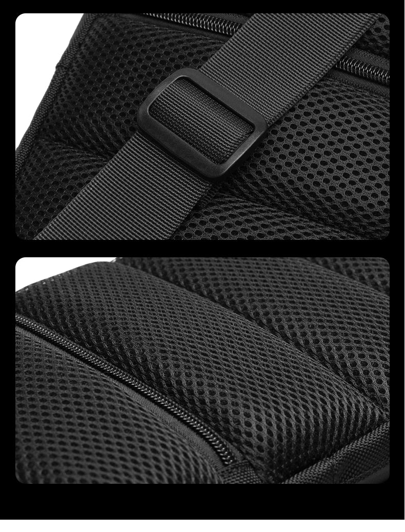 OZUKO Hard Shell Fashion Men Chest Bag Outdoor Sports Tactical Male Sling Shoulder Bag Large Capacity Waterproof Crossbody Bags