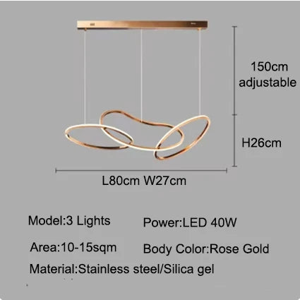 Modern lamp LED lights for room pendant light indoor lighting bedroom dining room table lamp light fixture lamp for living room