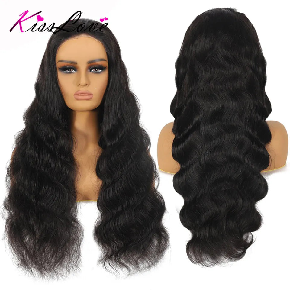 KissLove Body Wave 13x4/13x6 HD Lace Front Human Hair Wigs Pre Plucked 5x5 HD Lace Closure Wigs 360 Human Hair Lace Frontal Wig