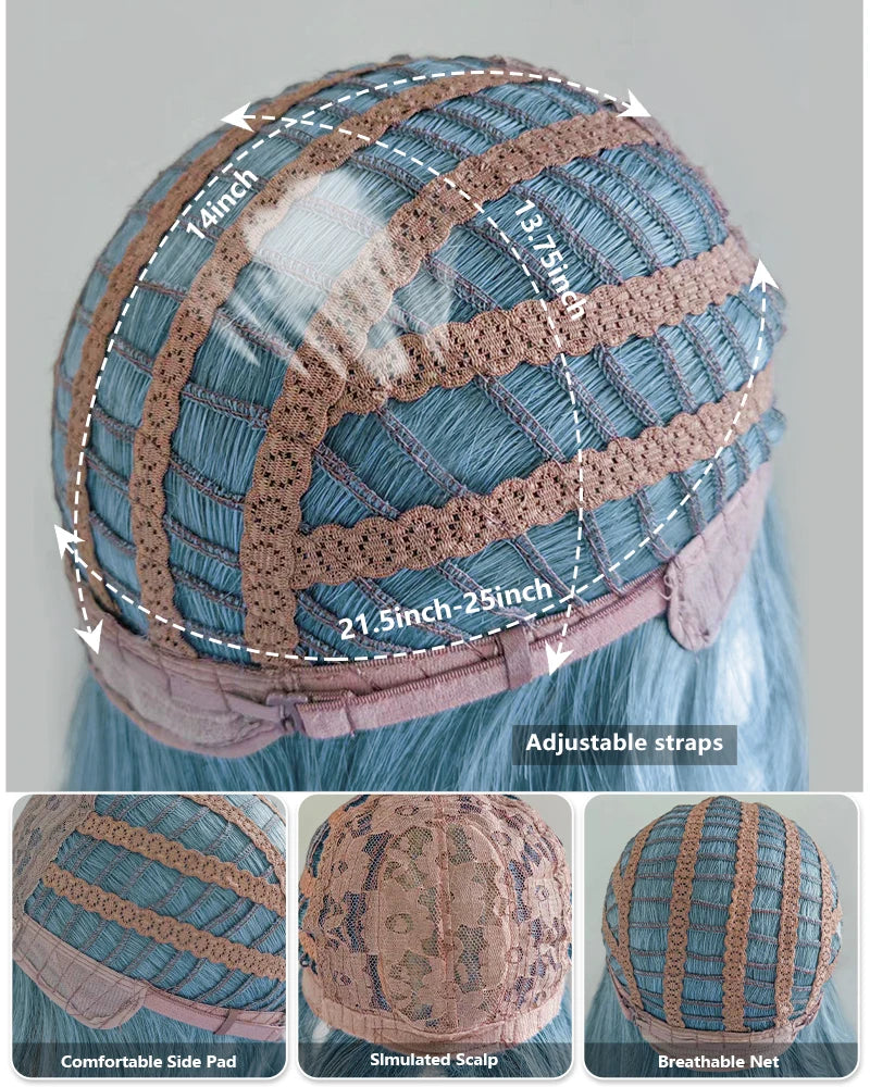 NAMM Rose Pink Short Wig for Women Daily Party Overhead Dyeing Black Natural Synthetic Lavender Heat Resistant Straight Wigs