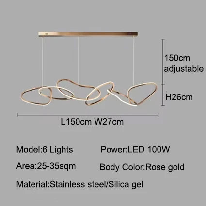 Modern lamp LED lights for room pendant light indoor lighting bedroom dining room table lamp light fixture lamp for living room