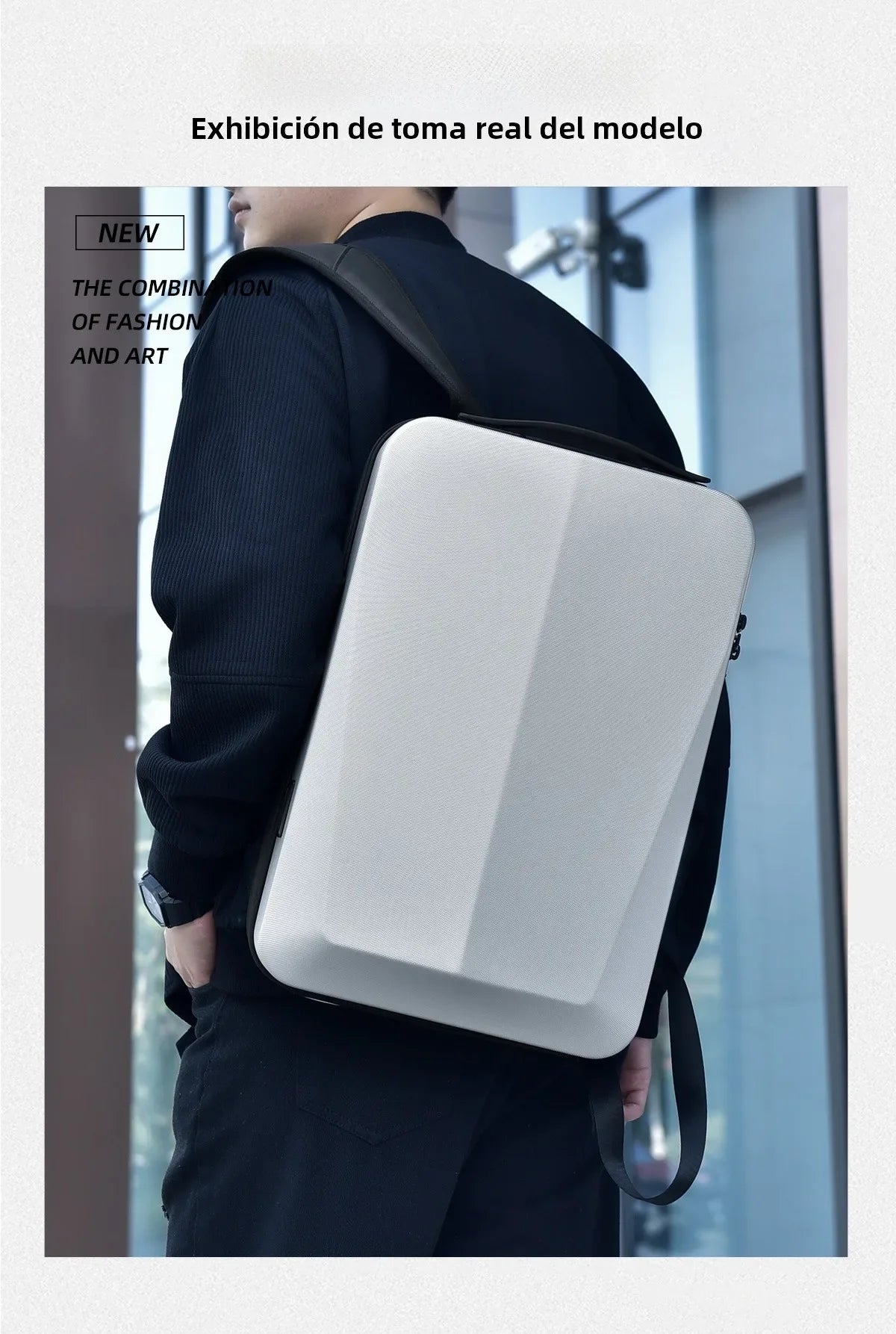 Men's 17Inch Waterproof Laptop Backpack Expandable Hard Shell Gaming Pack TSA Anti-theft USB Charge Business Travel Bags Mochila