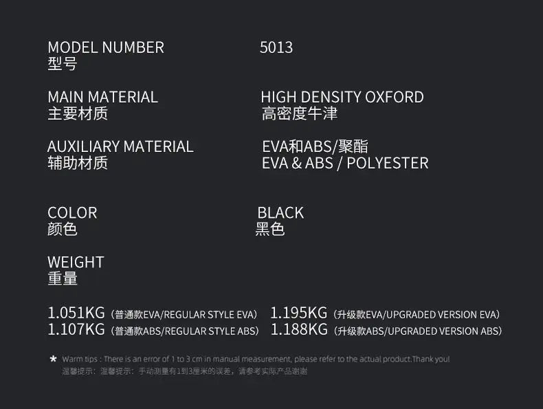 ABS EVA Hard Shell Fashion Multifunction  Series Backpack Men Anti Theft Waterproof Laptop Backpack Business Travel Backpack Hot