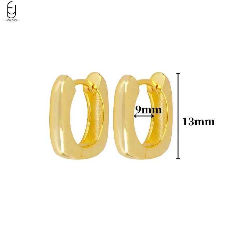 925 Sterling Silver Needle Vintage Gold Earrings Luxury Long Chain Tassel Crystal Hoop Earrings for Women Party Trend Jewelry