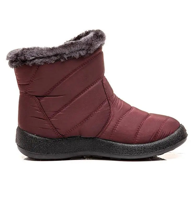 Snow Boots Woman Lightweight Woman Shoes Waterproof Shoes Woman Flat Ankle Boots Plus Size Botas Mujer Women's Winter Boots