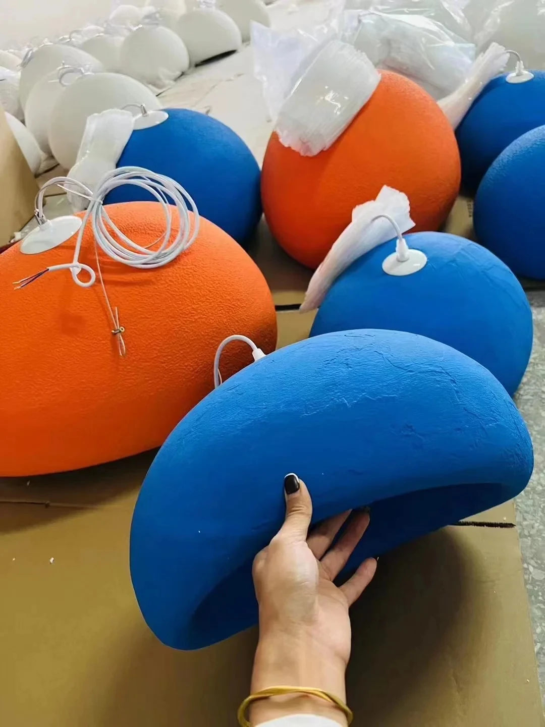 Nordic Wabi Sabi Ceiling Chandelier Modern E27 LED Dining Table Pendant Lights for Living Room Bedroom Loft Decor Hanging Lamp