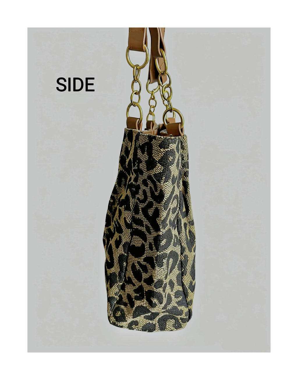 Women's Shoulder Bag Large Capacity Leopard Print Versatile Retro Texture Tote Bag Commuting Armpit Bag Women's Handbag