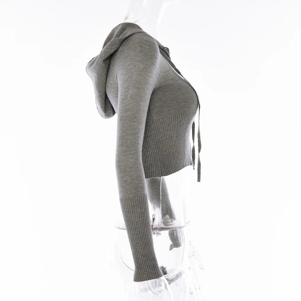 Apprabant Rib Knitted Two Piece Set Women Tracksuit Long Sleeve Zipper Hoodies Skinny Pants Sets Casual Solid Sweatshirt Suits