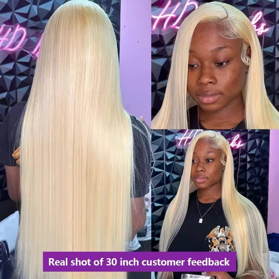 613 Blonde Lace Front Wig Human Hair 13X6 Hd Lace Frontal Wig Straight Lace Front Wigs Human Hair 13X4 Lace Front Human Hair Wig