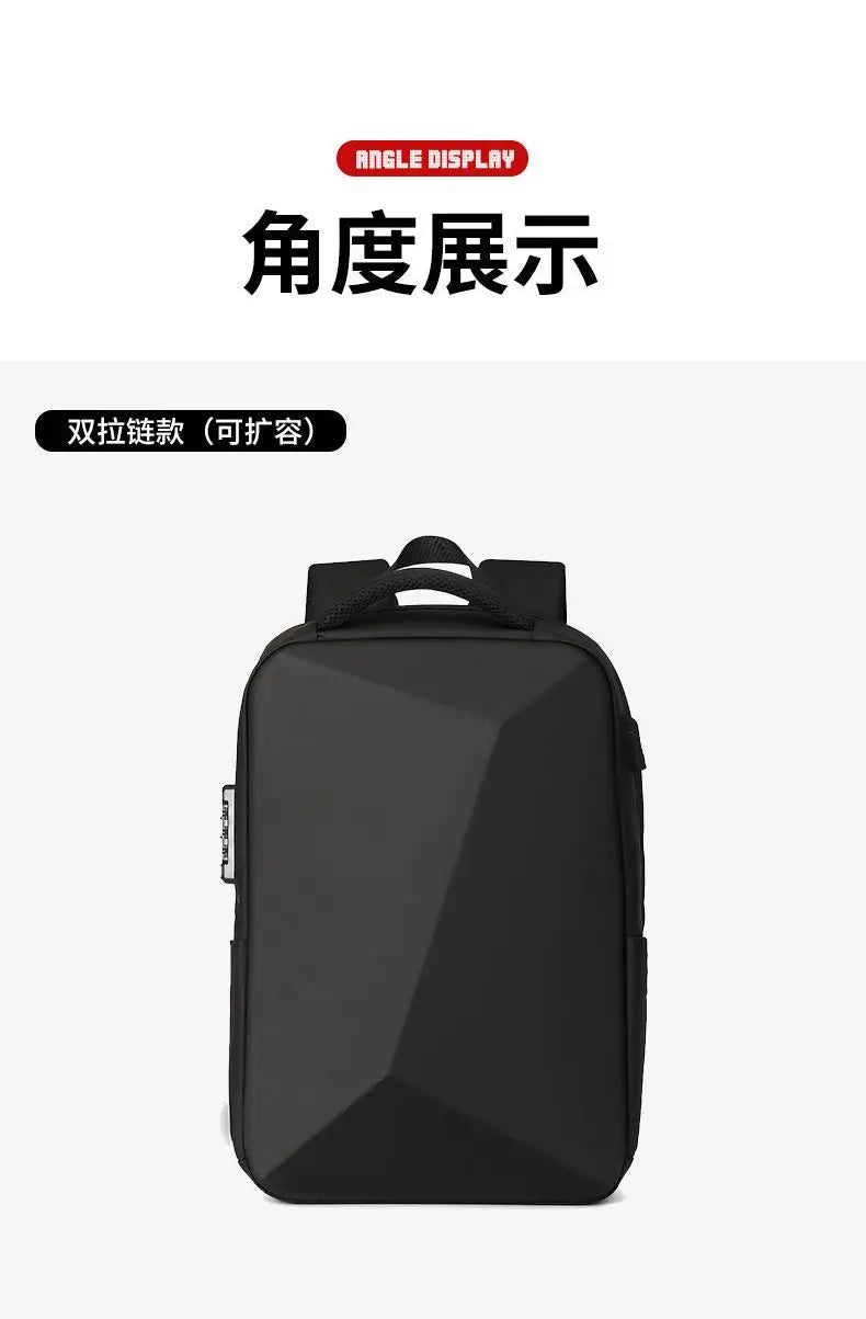 ABS EVA Hard Shell Fashion Multifunction  Series Backpack Men Anti Theft Waterproof Laptop Backpack Business Travel Backpack Hot
