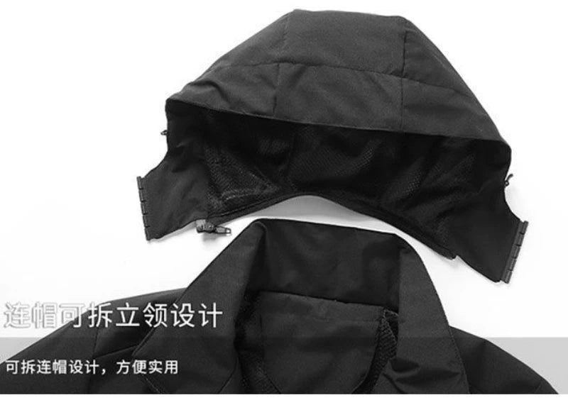 Windproof and Rainproof Thin Charge Coat Men Women Spring Autumn Basic Jacket Waterproof Outerwear Outfits Fashion Clothing New