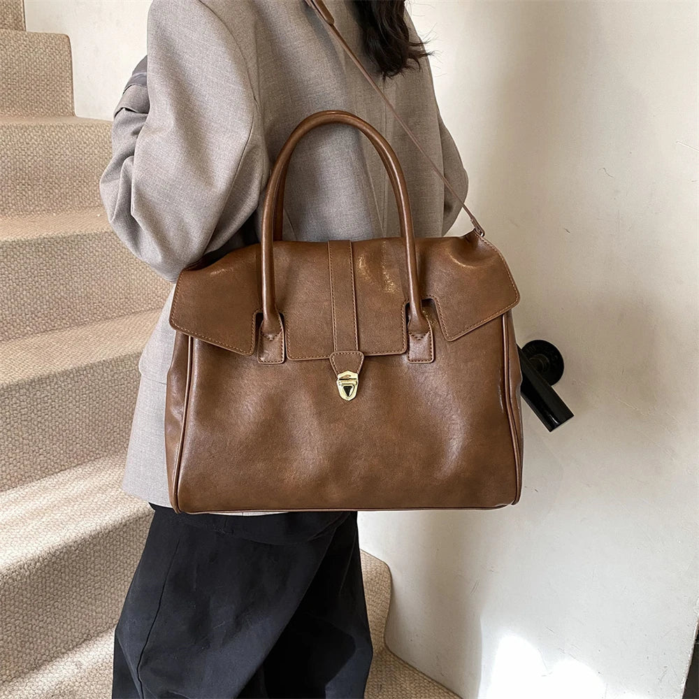 MOODS Branded Luxury Top-handle Bags For Women 2 Sized Big Capacity Boston Shoulder Crossbody Bags 2024 Latest Designer Handbags