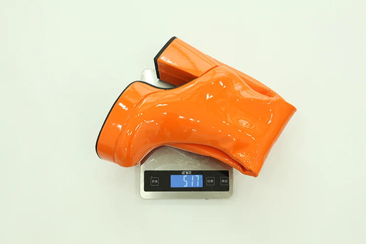 Plus Size Glossy Patent Leather Upper Square Toe Super Thick Heel Plush Lining Women's Knee Boots Platform Side Zipper Boots