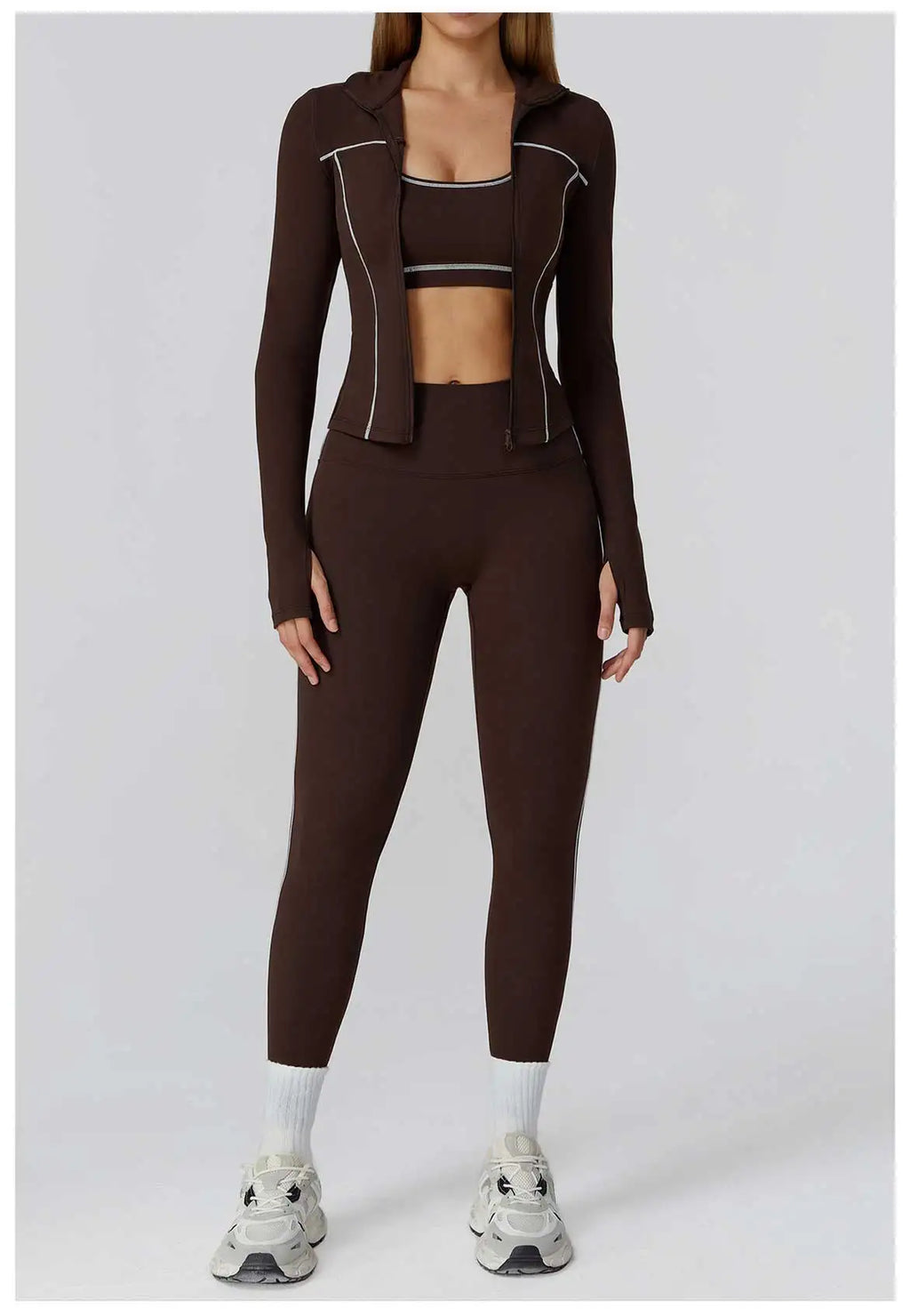 Yoga Clothes Set 2/3PCS Sportswear Gym Outfits Women Sports Set High Waist Leggings Fitness Suit Running Bra Workout Tracksuit