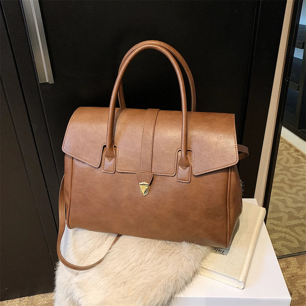 MOODS Branded Luxury Top-handle Bags For Women 2 Sized Big Capacity Boston Shoulder Crossbody Bags 2024 Latest Designer Handbags