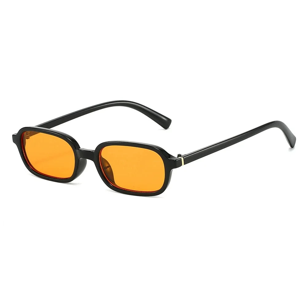 KLASSNUM Vintage Sunglasses Men Women 2025 Trendy Eyewear Rectangle Sun Glasses Anti UV400 Shades Eyepiece Small Square Glasses