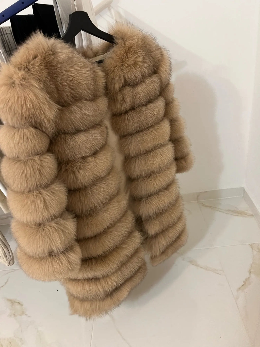 NEW style  4in1 real fur coats Women Natural Real Fur Jackets Vest Winter Outerwear Women fox fur coat high quality fur Clothes