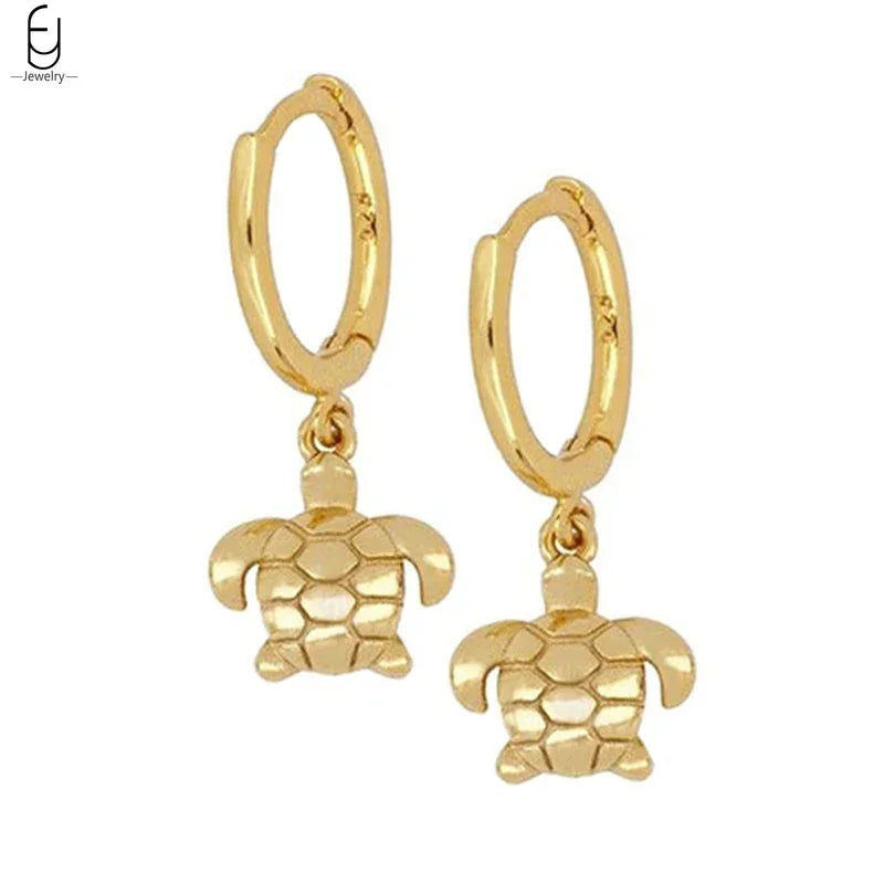 925 Sterling Silver Needle Vintage Gold Earrings Luxury Long Chain Tassel Crystal Hoop Earrings for Women Party Trend Jewelry