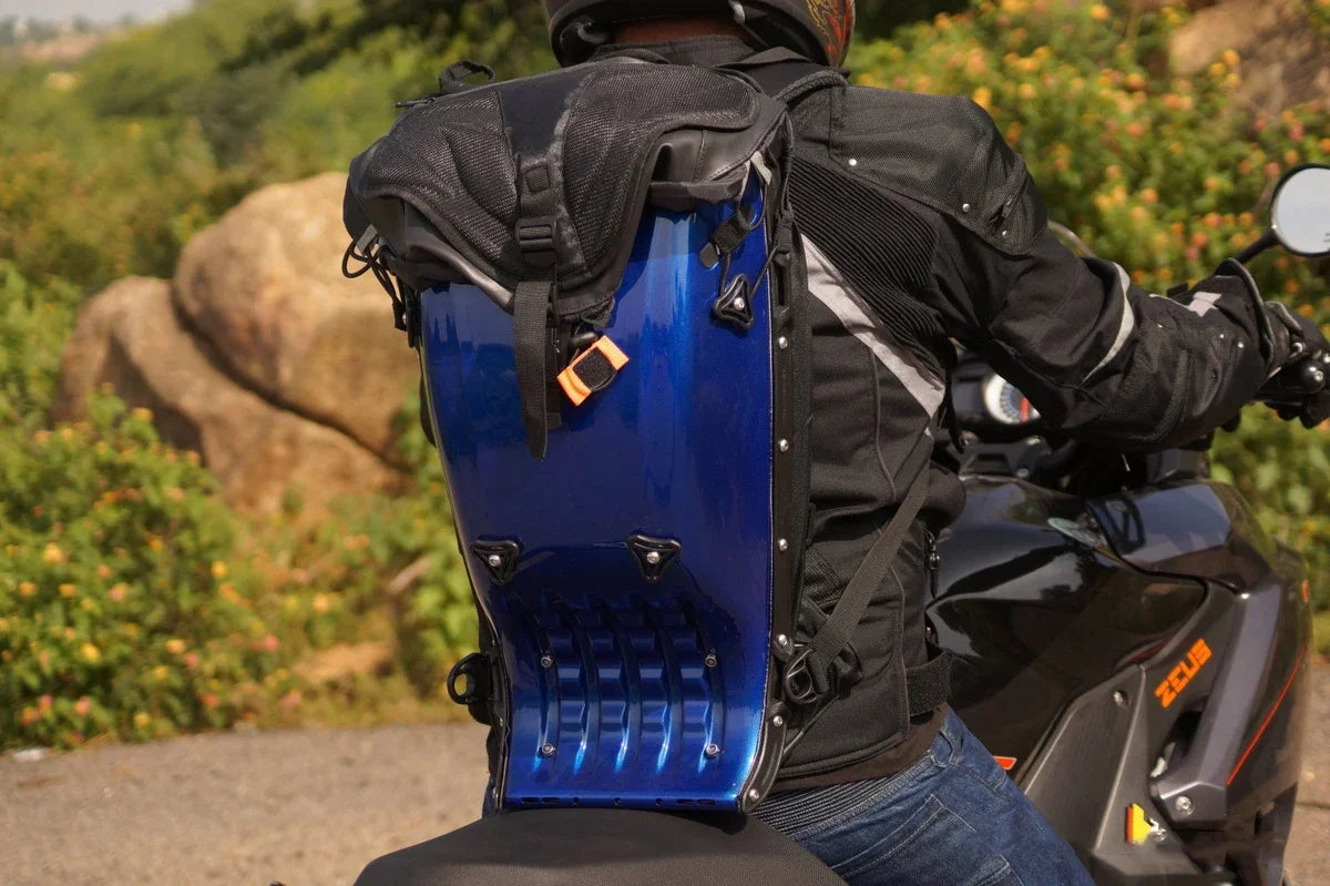 25L Motorcycle Riding Hard Shell Luggage Backpack Shoulder Waterproof Motocross/Moto Racing Protective Drop ABS Tank Bags