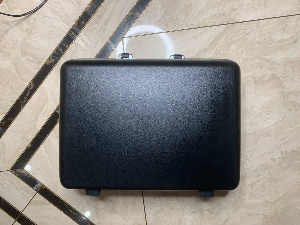 Aluminum Alloy Hard Shell Briefcase - Key Lock Laptop Business Case, Carry On Luggage Bag for Business Travel