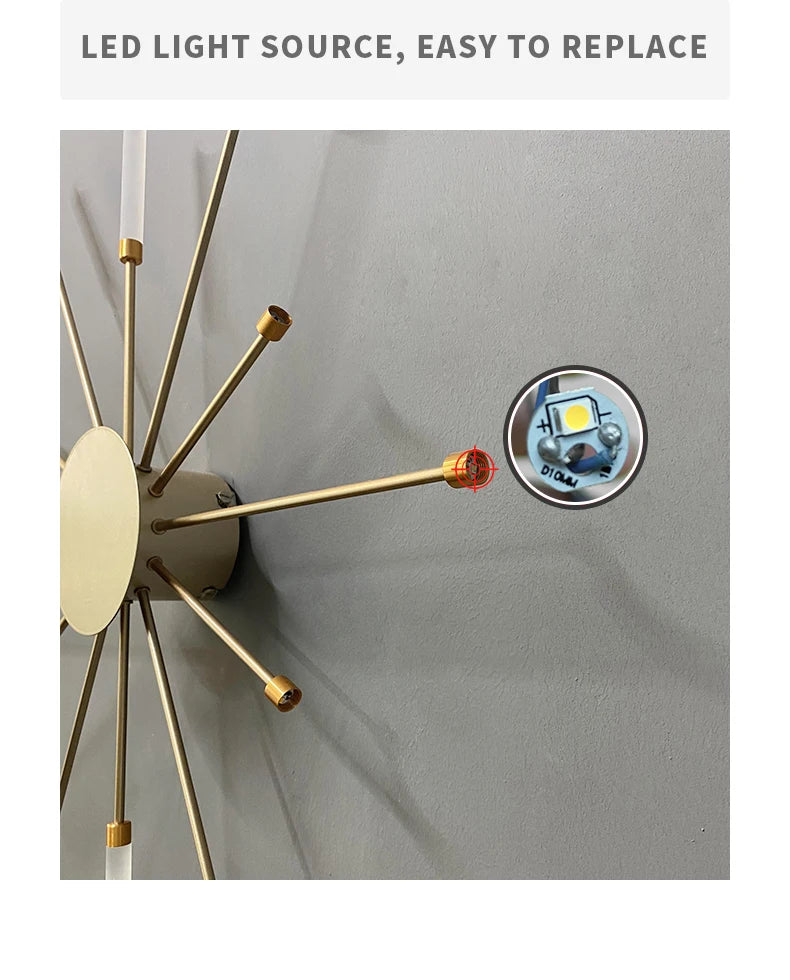 Modern Led Fireworks Pendant Lamps for Living Room Bedroom Chandelier Led Ceiling Hanging Lamp Home Furnishing lighting