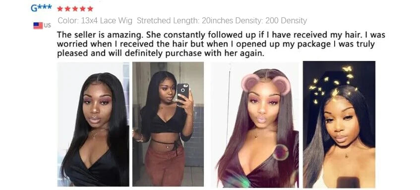 44 46 Long Inch 13x4 HD Lace Front Wig Brazilian Straight Human Hair Wig For Women 200 Density 13x6 Transparent Lace Frontal Wig