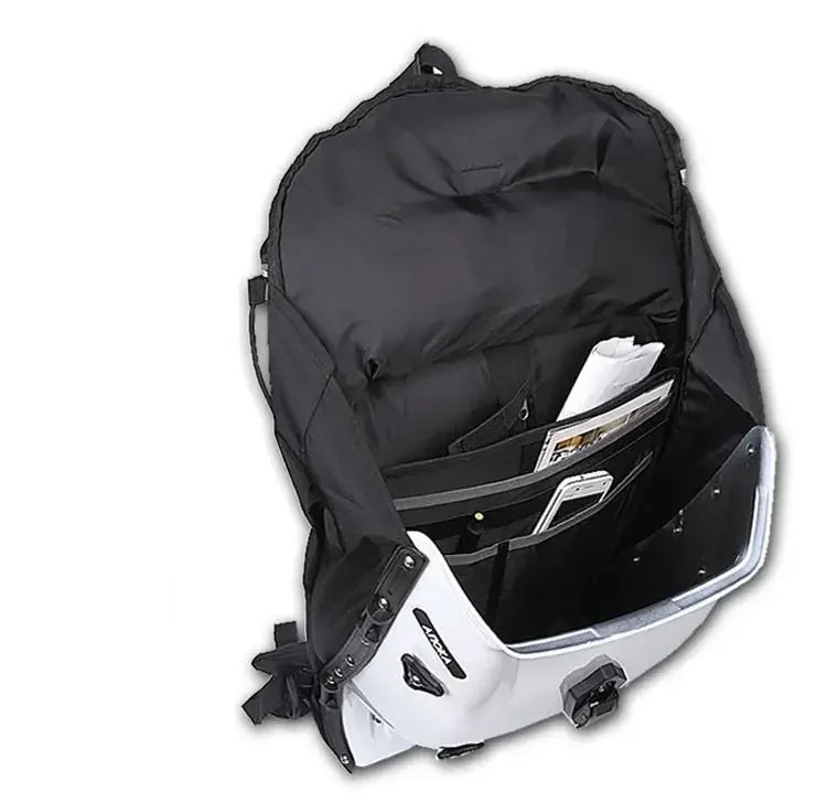 25L Motorcycle Riding Hard Shell Luggage Backpack Shoulder Waterproof Motocross/Moto Racing Protective Drop ABS Tank Bags