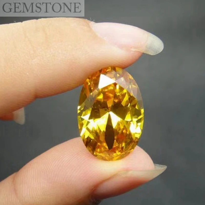 Beautiful Yellow 13x18mm Unheated Yellow Sapphire Gem Oval Shape Natural Loose Gemstone Jewelry