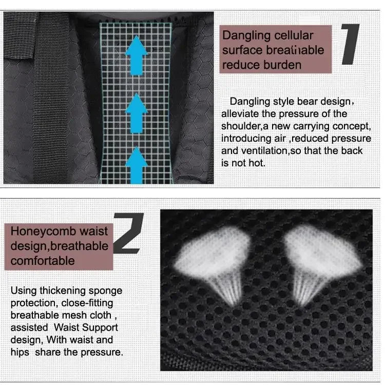 25L Motorcycle Riding Hard Shell Luggage Backpack Shoulder Waterproof Motocross/Moto Racing Protective Drop ABS Tank Bags