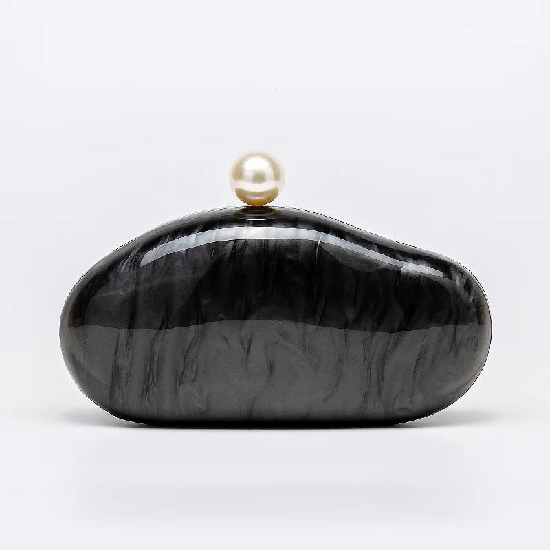 New Fashion Ladies Acrylic Shell Shoulder Bag Elegant Crossbody Clutch For Special Wedding Evening Party