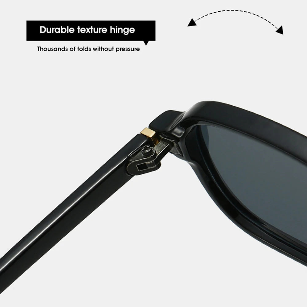 KLASSNUM Vintage Sunglasses Men Women 2025 Trendy Eyewear Rectangle Sun Glasses Anti UV400 Shades Eyepiece Small Square Glasses