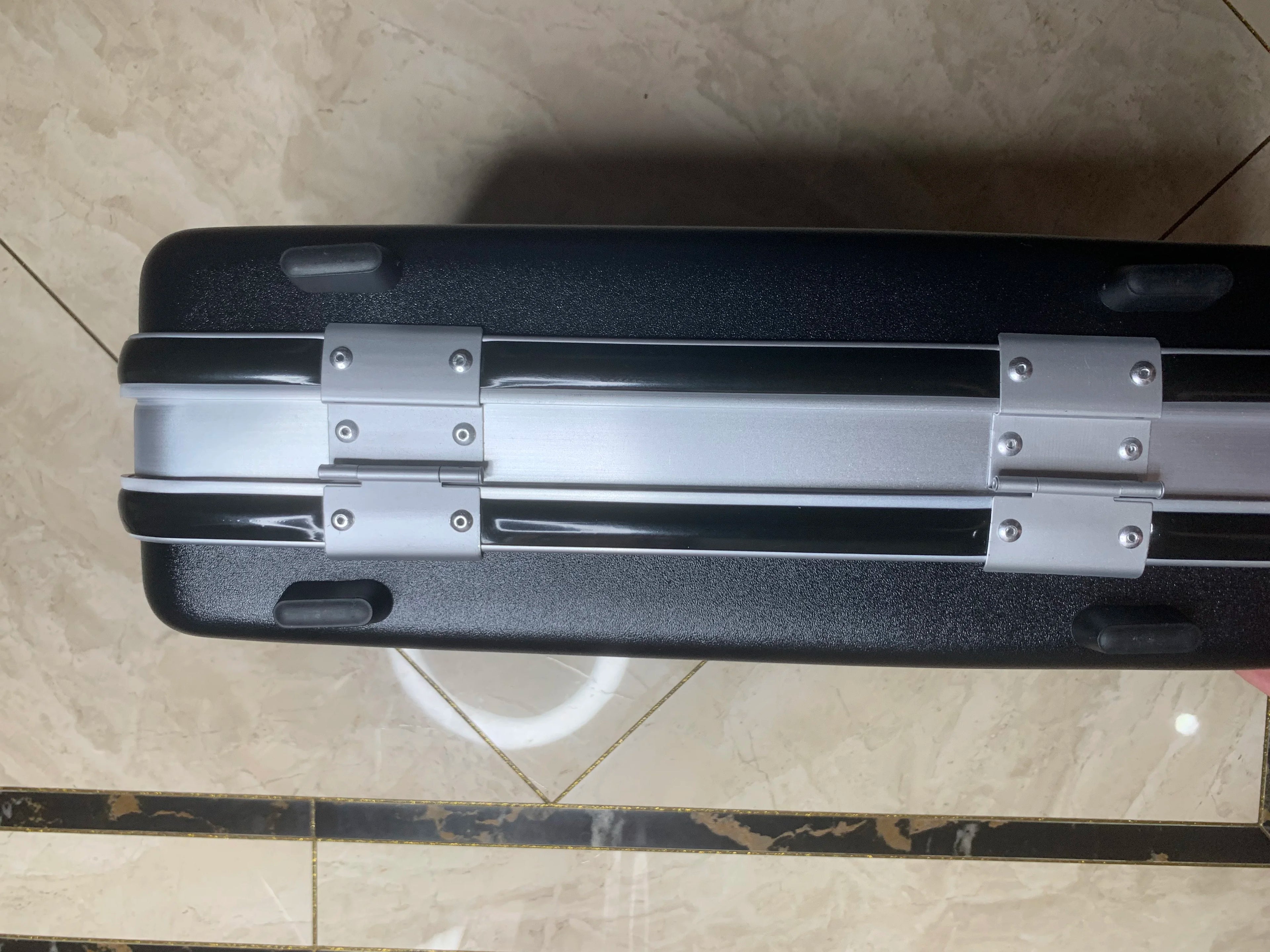 Aluminum Alloy Hard Shell Briefcase - Key Lock Laptop Business Case, Carry On Luggage Bag for Business Travel