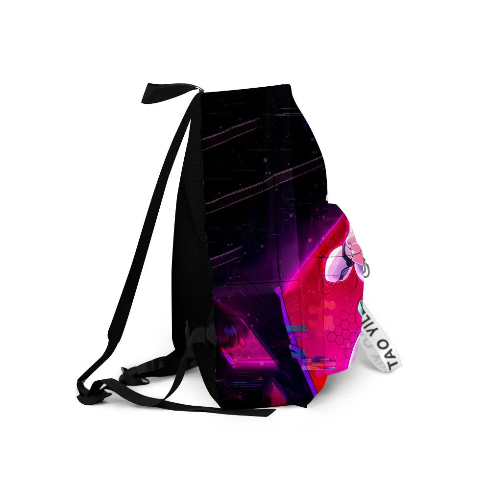 Cartoon Popular ghost in the shell School Bag Cute Small Travel Bags 3D Print Oxford Waterproof Key Chain Notebook Backpacks