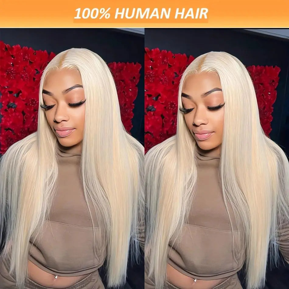 Blonde Wig Straight 613 Hd Lace Frontal Wig 13X6 13X4 Transparent Brazilian Straight Lace Front Wigs 30 Inch 100% Human Hair